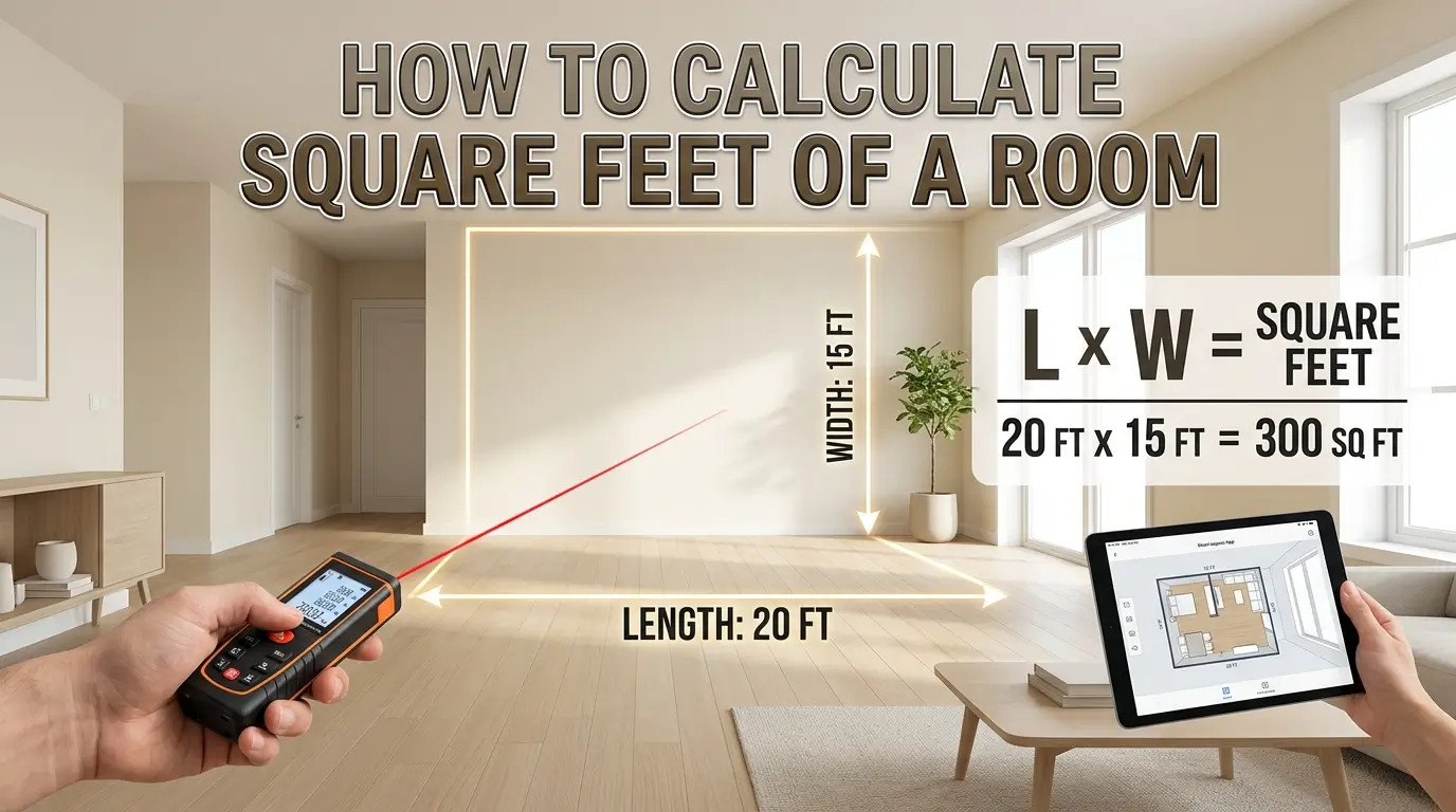 How To Calculate Square Feet Of A Room
