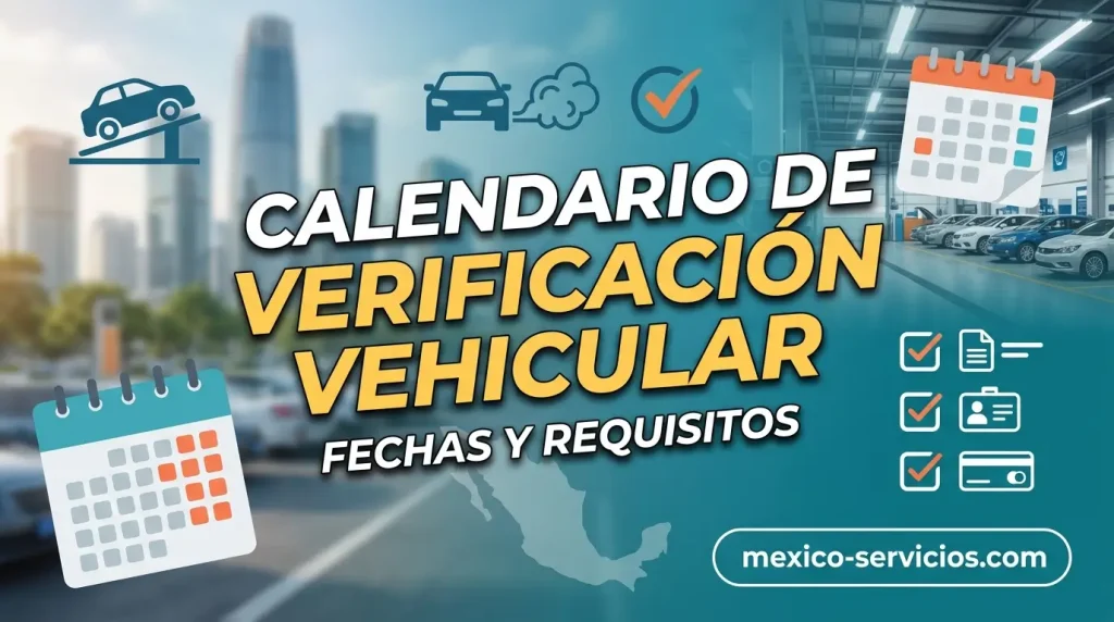 Calendario de Verificación Vehicular 2026 Fechas y Requisitos
