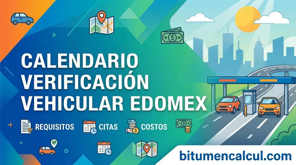 calendario verificación vehicular edomex 2026