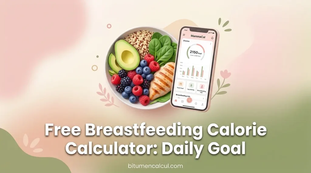 Free Breastfeeding Calorie Calculator: Daily Goal