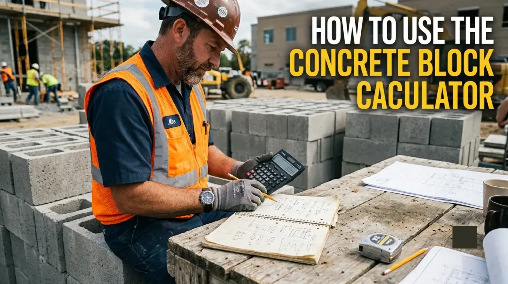 Free Concrete Block Calculator (2026)