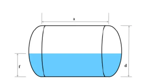 Horizontal 2:1 Elliptical Tank