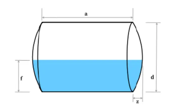 Horizontal Dish Ends Tank