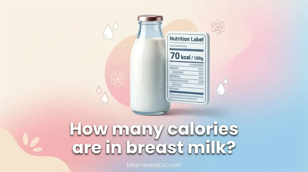How many calories are in breast milk?