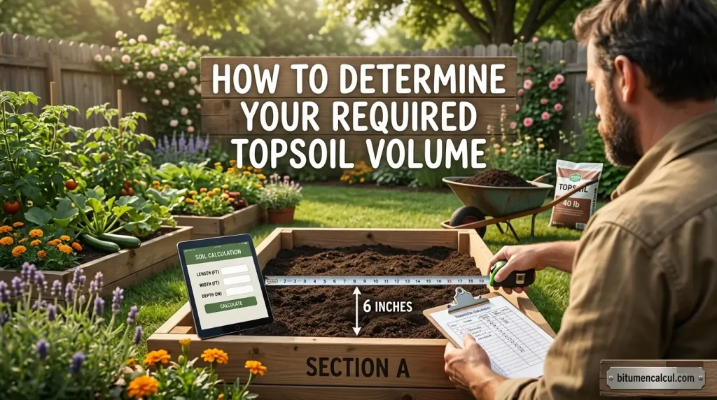 Topsoil Calculator - Exact Yards, Bags & Coverage Needed How to Determine Your Required Topsoil Volume