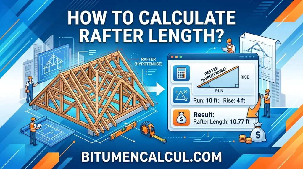 How to calculate rafter length?