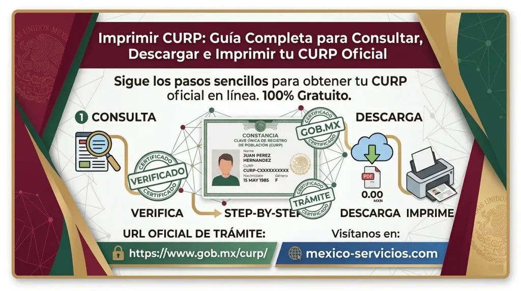 Imprimir CURP: Guía Completa para Consultar, Descargar e Imprimir tu CURP Oficial