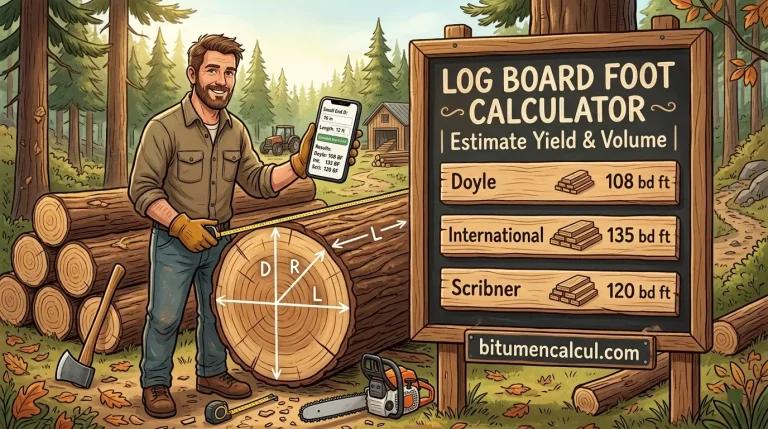 Log Board Foot Calculator Estimate Yield & Volume