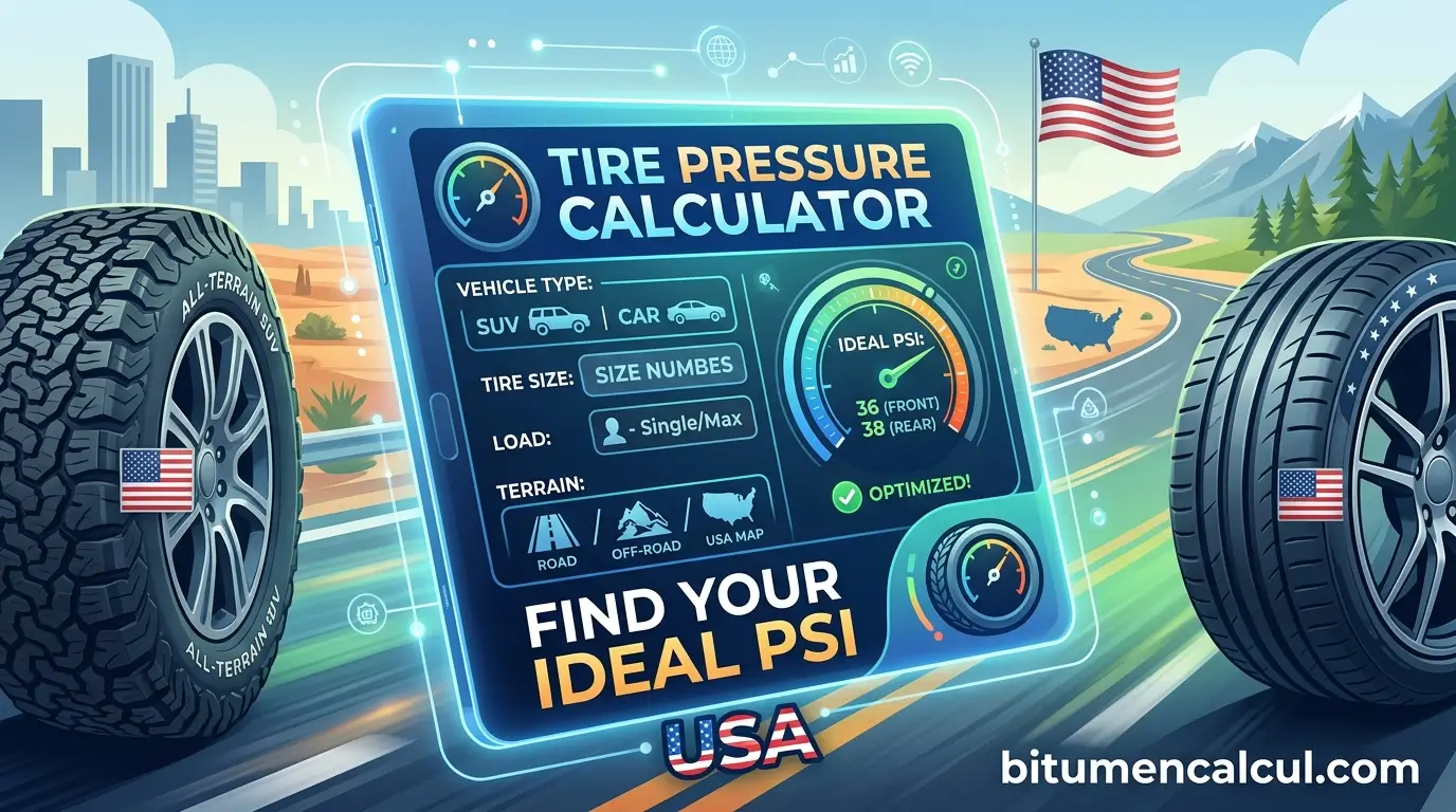 Tire Pressure Calculator - Find Your Ideal PSI