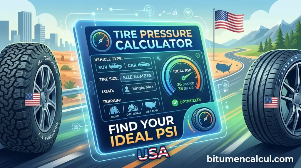 Tire Pressure Calculator - Find Your Ideal PSI