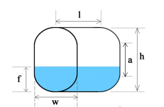 Vertical Oval Tank