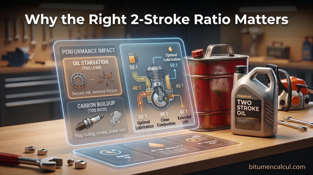 Why the right 2-stroke ratio matters