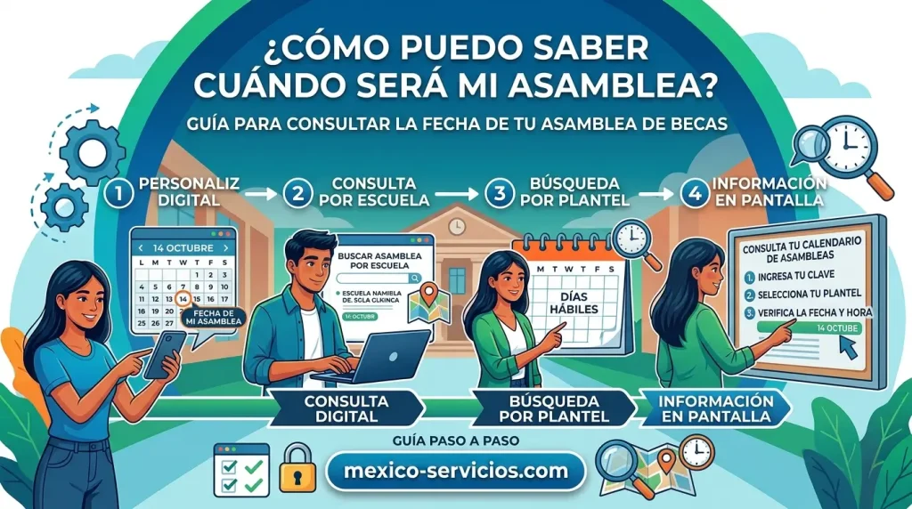 ¿Cómo puedo saber cuándo será mi asamblea 
