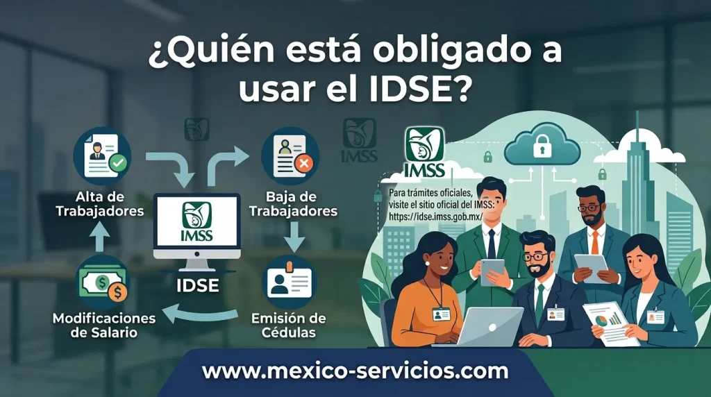 ¿Quién está obligado a usar el IDSE