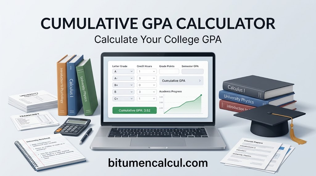 Cumulative GPA Calculator – Calculate Your College GPA