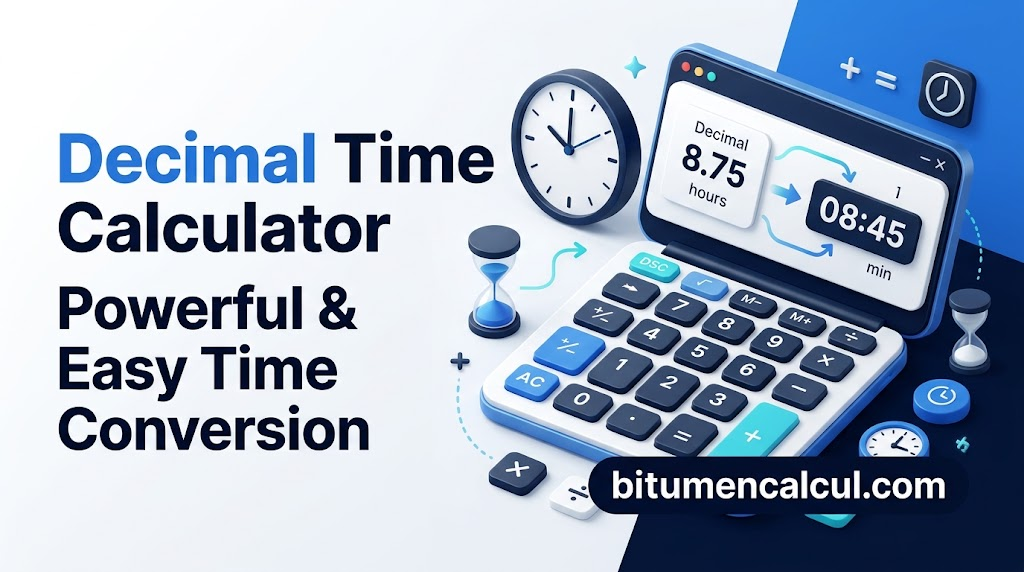 Decimal Time Calculator Powerful & Easy Time Conversion