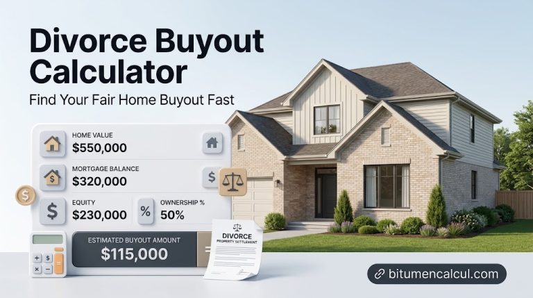 Divorce Buyout Calculator Find Your Fair Home Buyout Fast