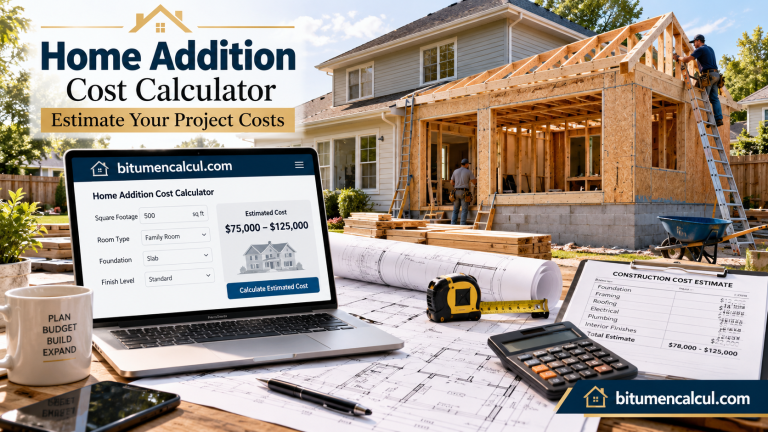 Home Addition Cost Calculator – Estimate Your Project Costs