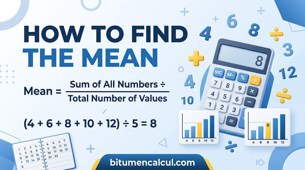 Mean Median Mode Calculator – Fast & Easy Statistics Tool How to Find the Mean