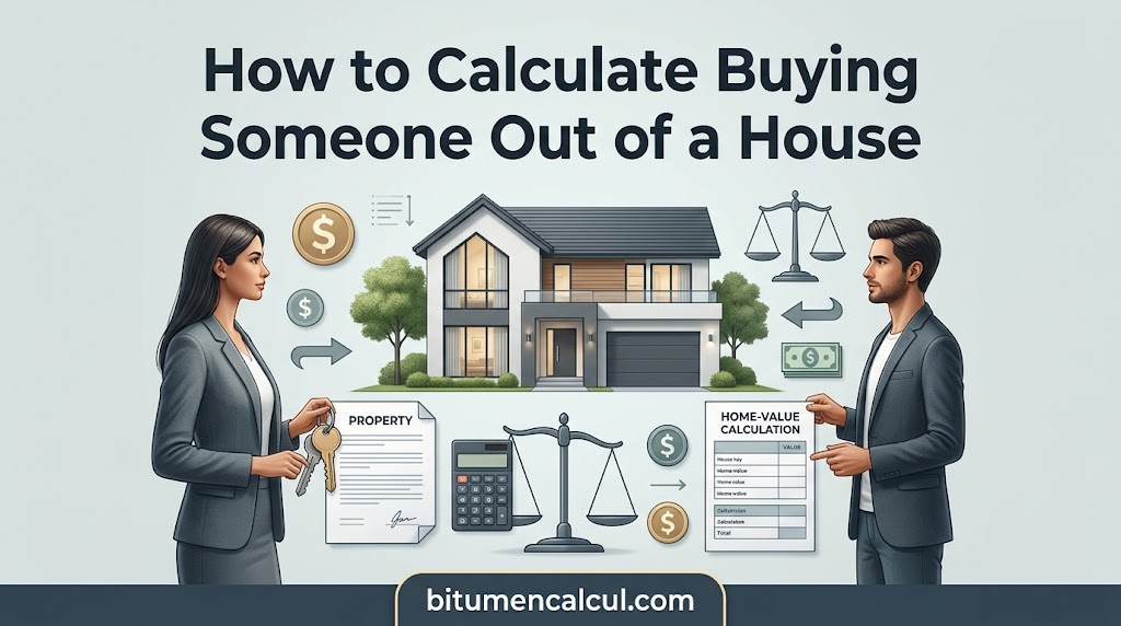 How to calculate buying someone out of a house