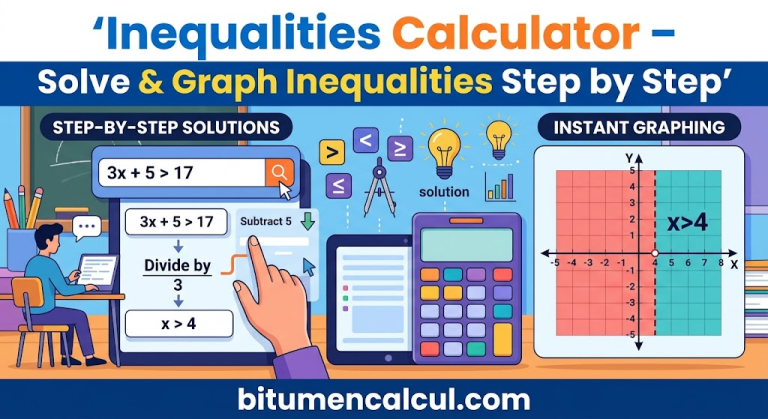 Inequalities Calculator – Solve & Graph Inequalities Step by Step