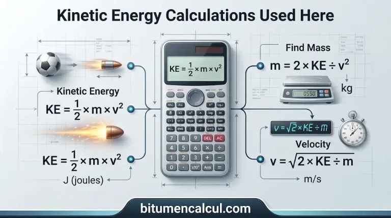 (KE calculator) Kinetic Energy Calculator
