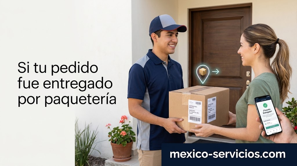 si tu pedido fue entregado por paquetería