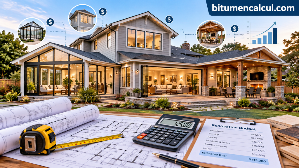 Types of Home Additions and Their Average Costs