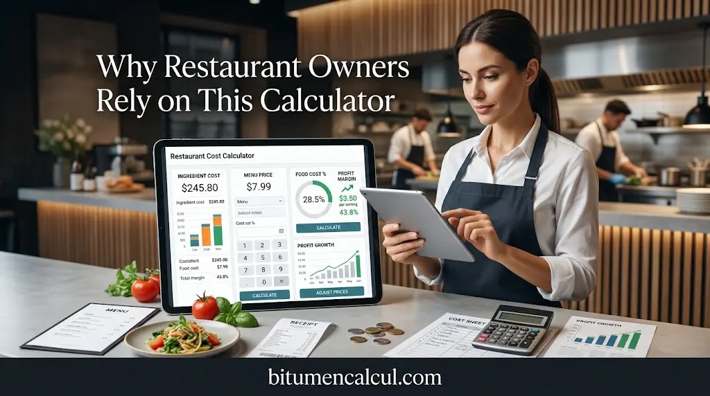 why restaurant owners rely on this calculator