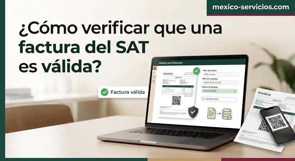 ¿cómo verificar que una factura del sat es válida