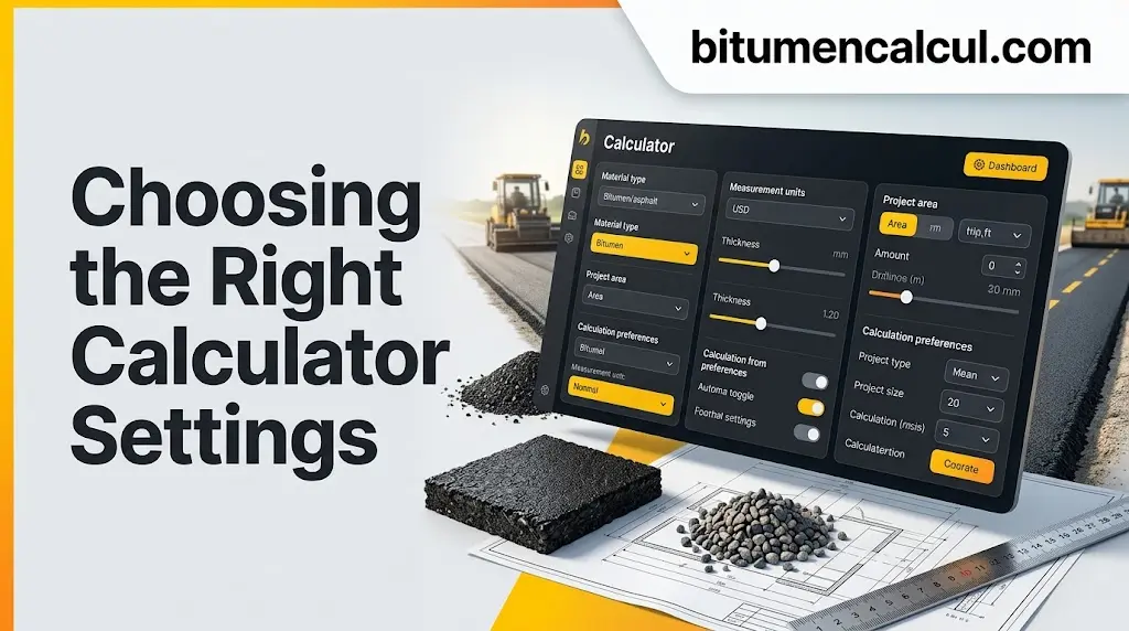 Choosing the Right Calculator Settings