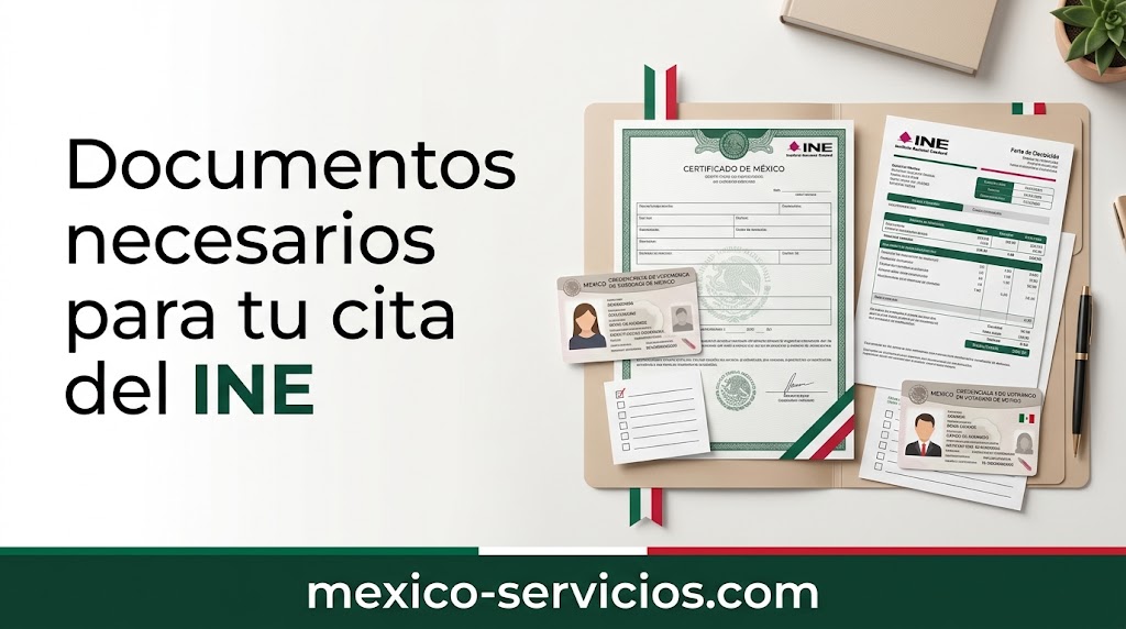 Documentos necesarios para tu cita del INE