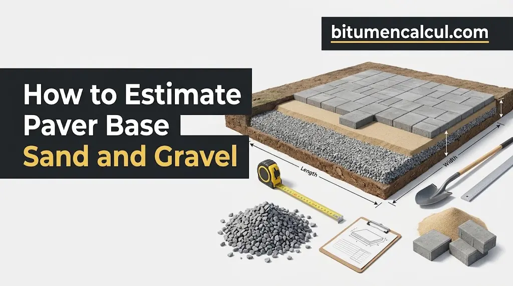 How to Estimate Paver Base Sand and Gravel