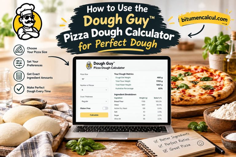 How to Use the Dough Guy™ Pizza Dough Calculator for Perfect Dough