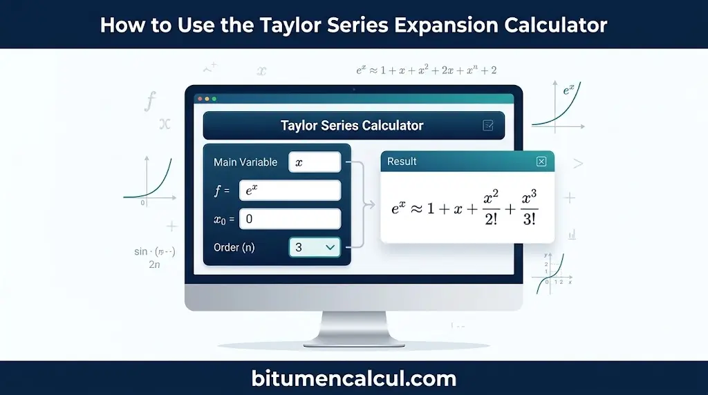 How to Use the Taylor Series Expansion Calculator