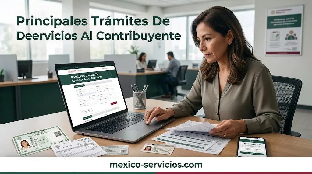 principales trámites de servicios al contribuyente