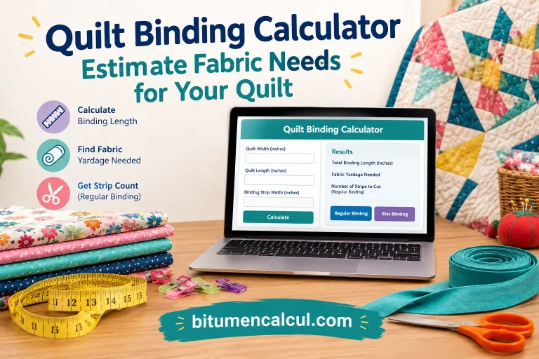 Quilt Binding Calculator Estimate Fabric Needs for Your Quilt
