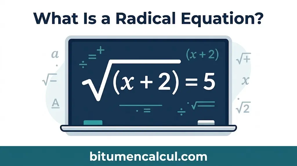 What Is a Radical Equation?
