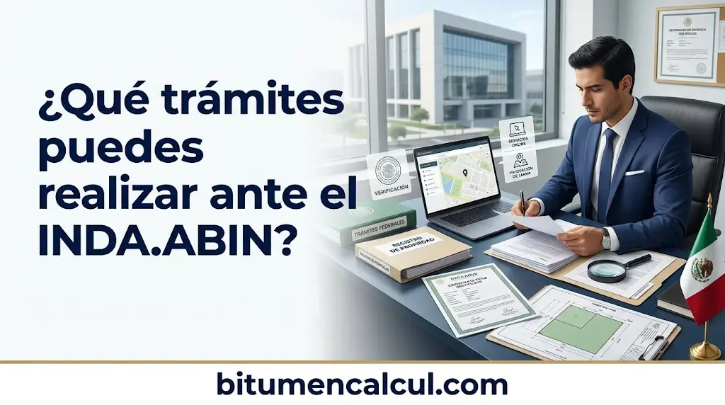 ¿Qué trámites puedes realizar ante el INDAABIN?